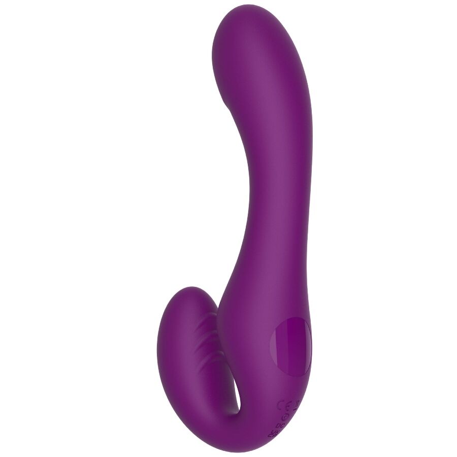 Vibrateur sans strapless 2 en 1 avec télécommande violet – Xocoon