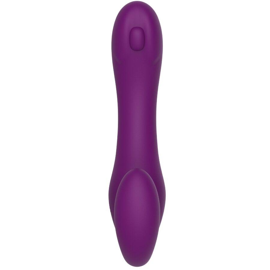 Vibrateur sans strapless 2 en 1 avec télécommande violet – Xocoon