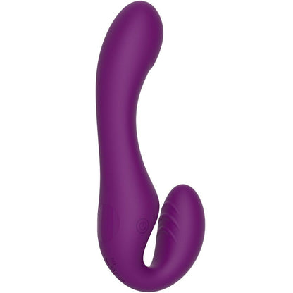 Vibrateur sans strapless 2 en 1 avec télécommande violet – Xocoon