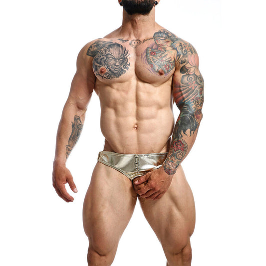 Dngeon jockstrap anneau pénitentiaire doré – MOB