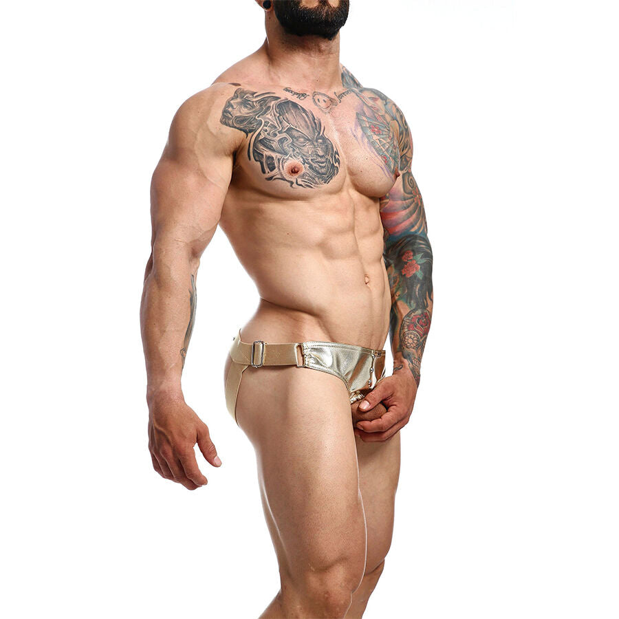 Dngeon jockstrap anneau pénitentiaire doré – MOB