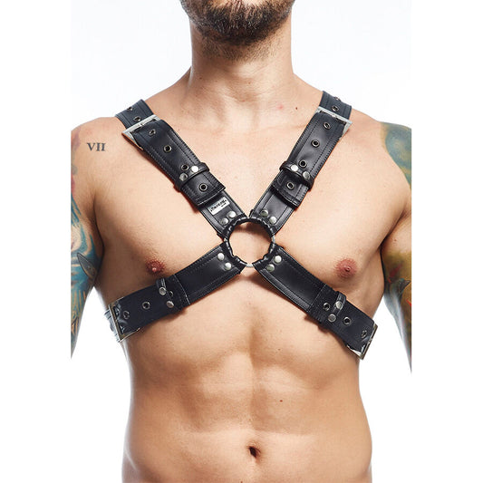 Ceinture harnais noir dngeon taille unique x – MOB