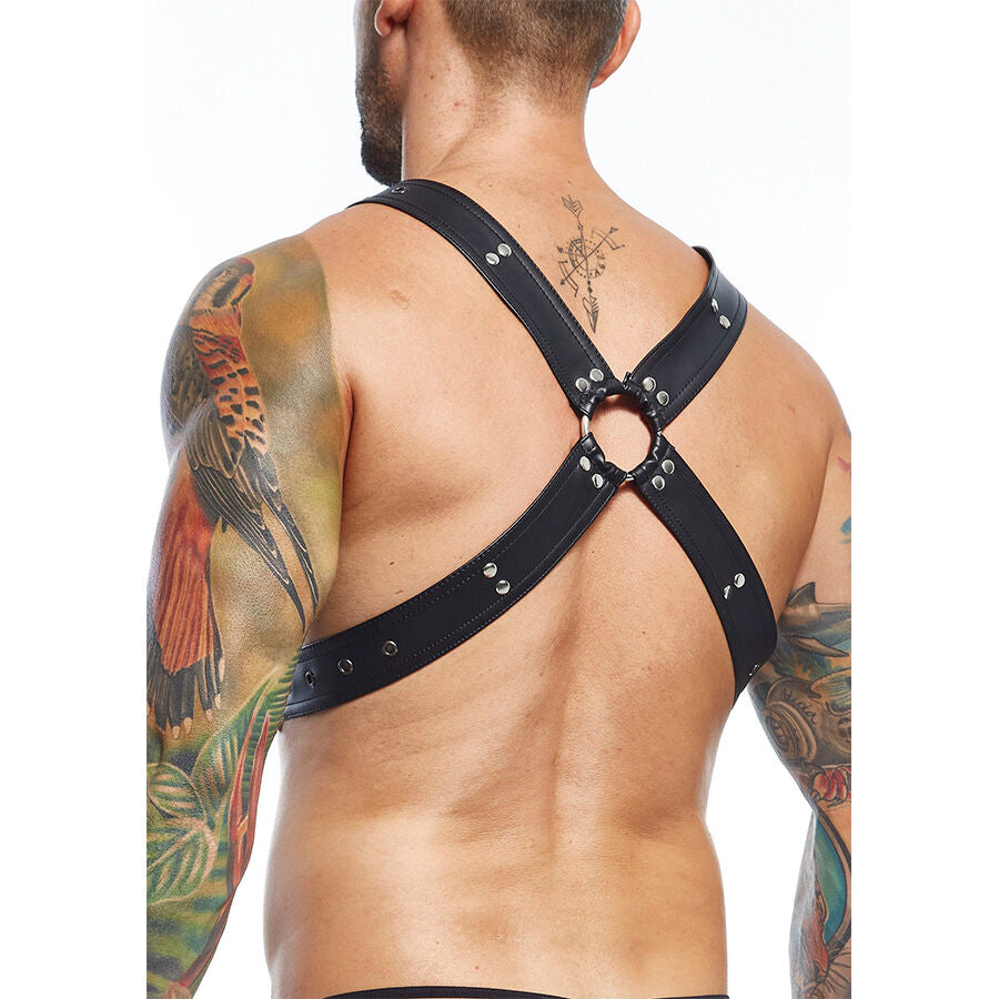 Ceinture harnais noir dngeon taille unique x – MOB