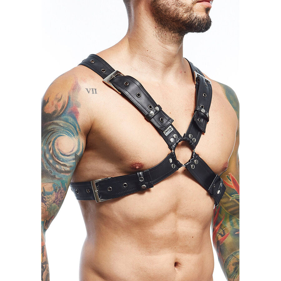 Ceinture harnais noir dngeon taille unique x – MOB