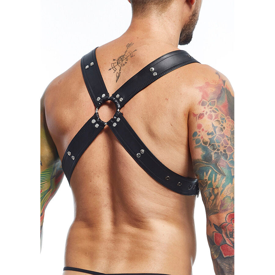 Ceinture harnais noir dngeon taille unique x – MOB