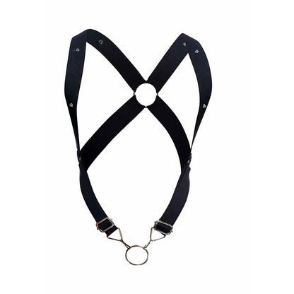 Harnais dorsal croisé noir dngeon – MOB