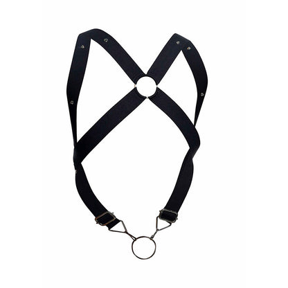 Harnais dorsal croisé noir dngeon – MOB