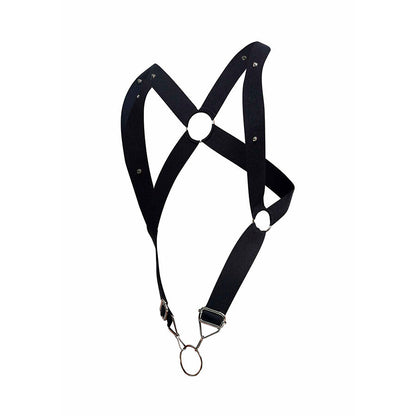 Harnais dorsal croisé noir dngeon – MOB