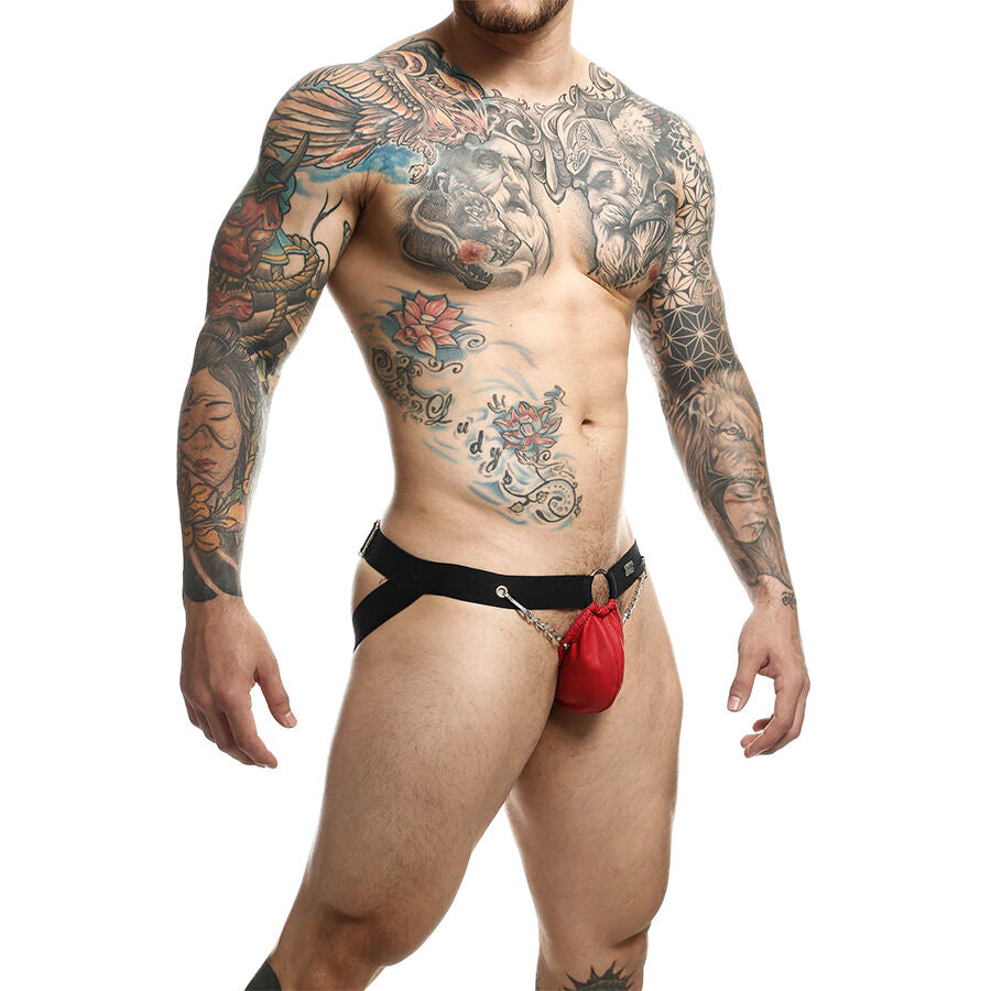 Jockstrap rouge dngeon avec chaînes – MOB