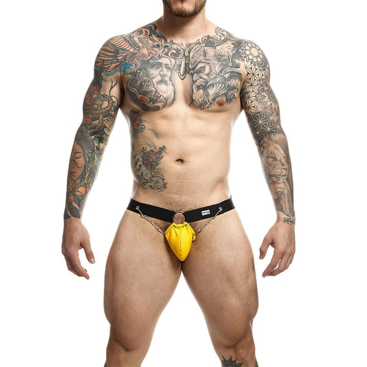 Jockstrap jaune dngeon avec chaînes – MOB