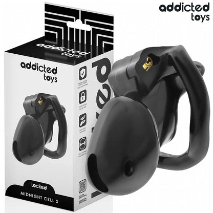Addicted Toys Locked – Cage à Pénis Mindnight Cell Taille S 4.8 cm