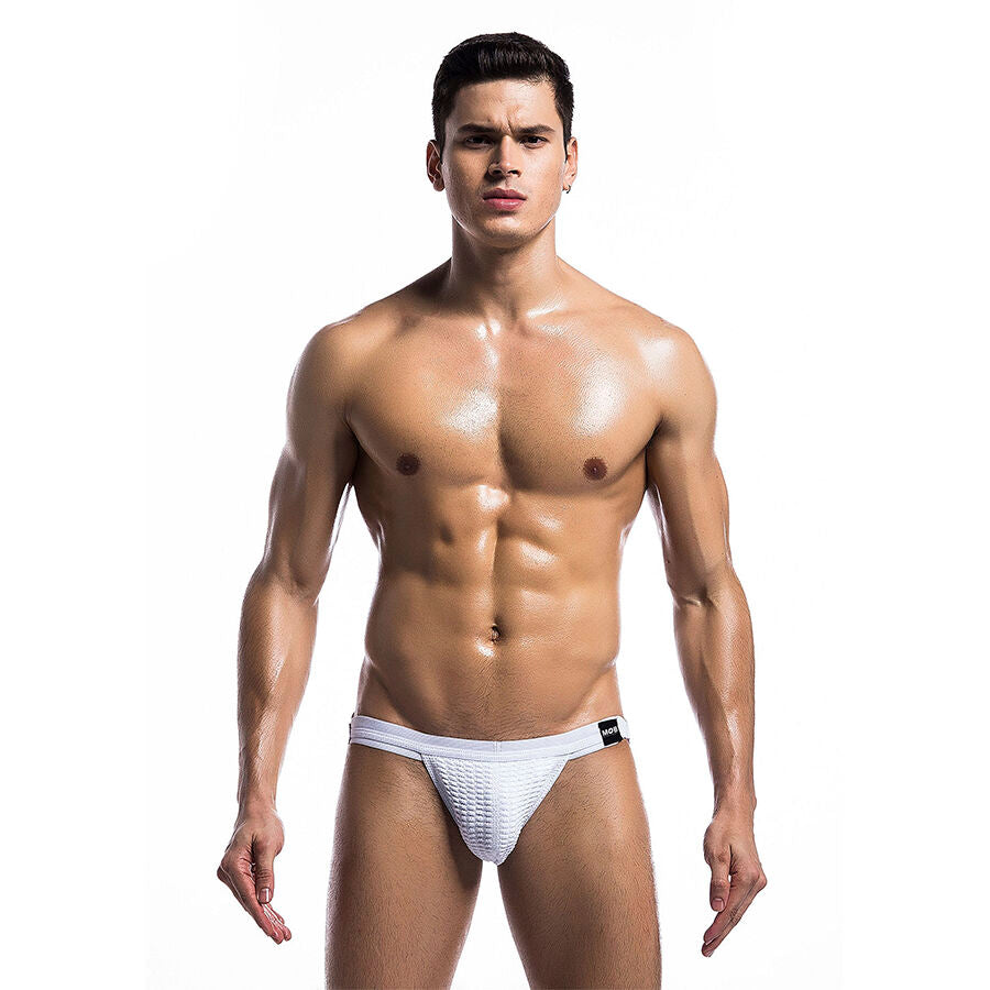 Maillot de bain fétiche blanc jockstrap – MOB