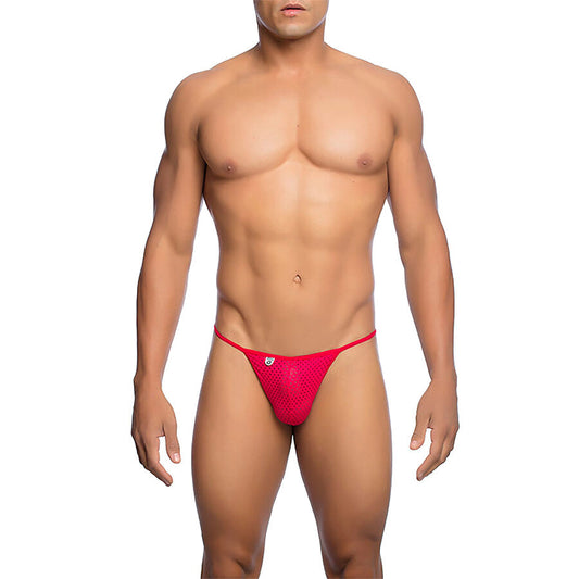 String v en microfibre rouge – MOB