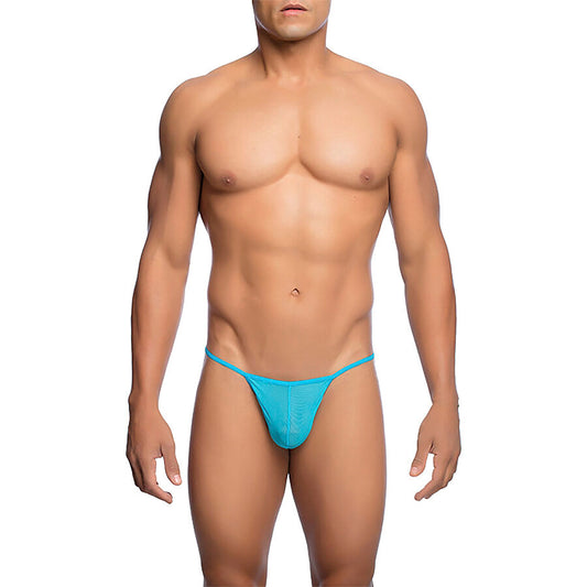 String transparent en t aqua – MOB