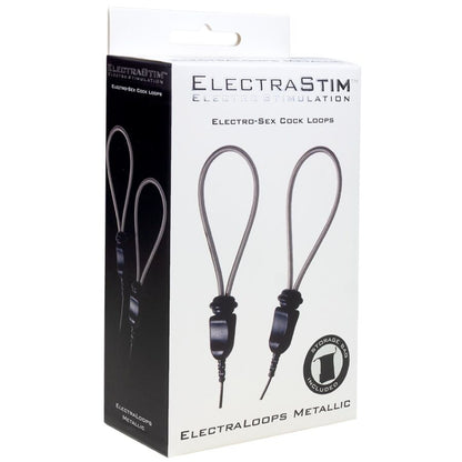 ELECTRASTIM - ELECTRALOOPS E-STIM ANNEAUX PÉNIS MÉTALLIQUES RÉGLABLES