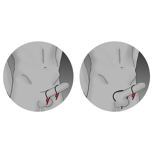 ELECTRASTIM - PRESTIGE ELECTRA LOOPS ANNEAUX PÉNIENS RÉGLABLES NOIRS