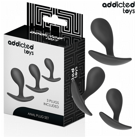 ADDICTED TOYS - LOT DE 3 PLUG ANAL MODÈLE 3