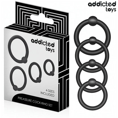 Addicted Toys – Lot D'Anneaux en Silicone à Pression