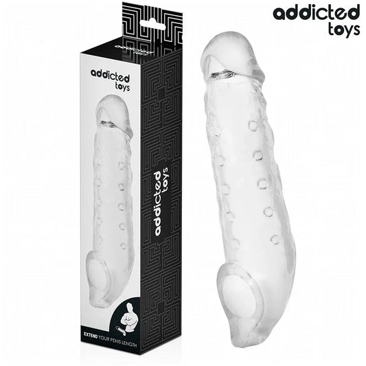 Addicted Toys – Extension de Pénis Transparente Taille S 23 cm