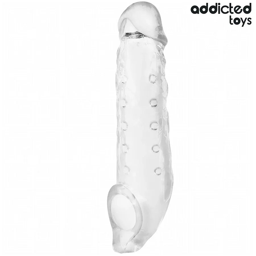 Addicted Toys – Extension de Pénis Transparente Taille S 23 cm