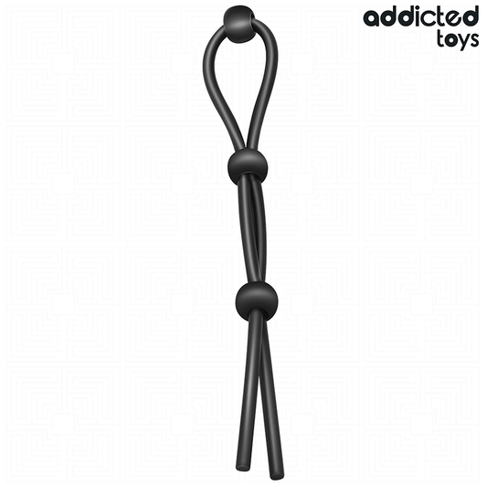 ADDICTED TOYS - CORDE EN SILICONE POUR LE PÉNIS À TRIPLE BOUCLE