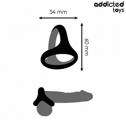 ADDICTED TOYS - ANNEAU PÉNIS TRIPLE ÉPAIS
