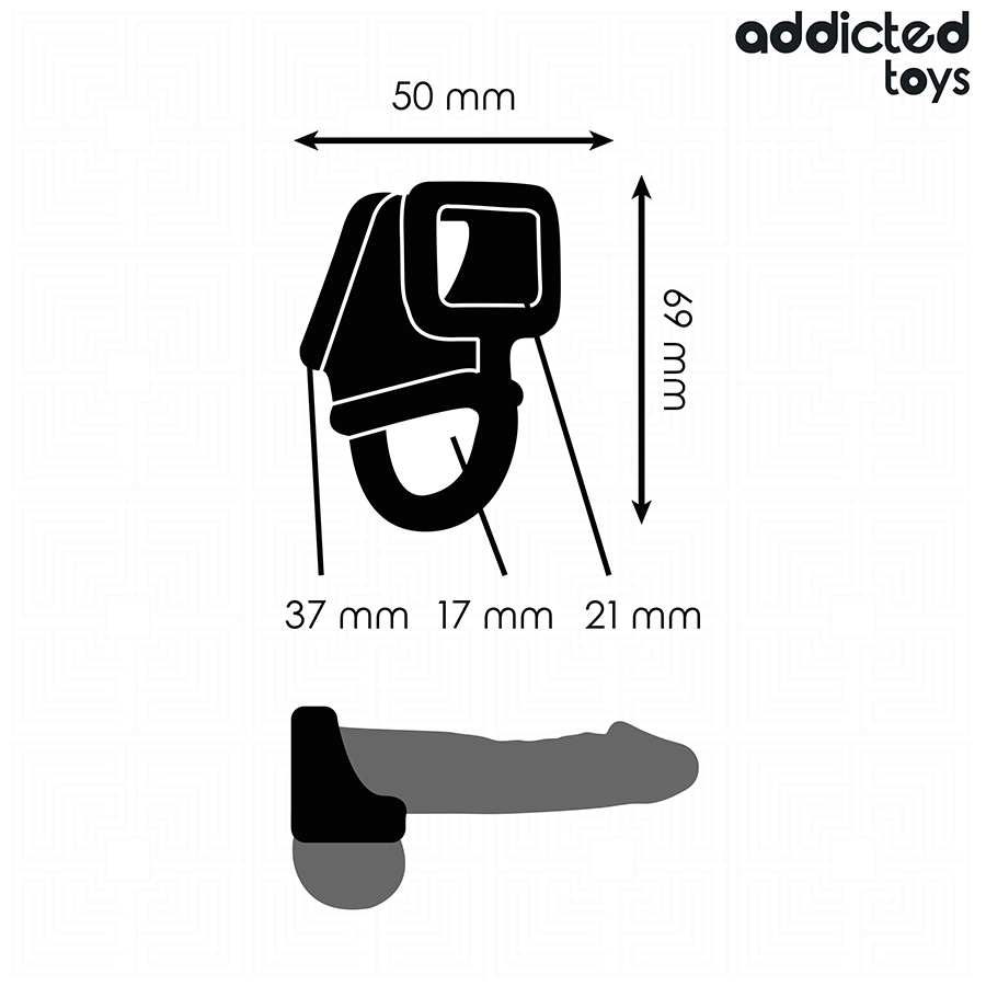 ADDICTED TOYS - ANNEAU POUR CAGE À PÉNIS