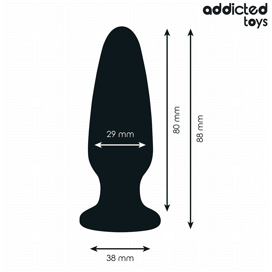 ADDICTED TOYS - PLUG ANAL AVEC BIJOU TAILLE S 8,8 CM