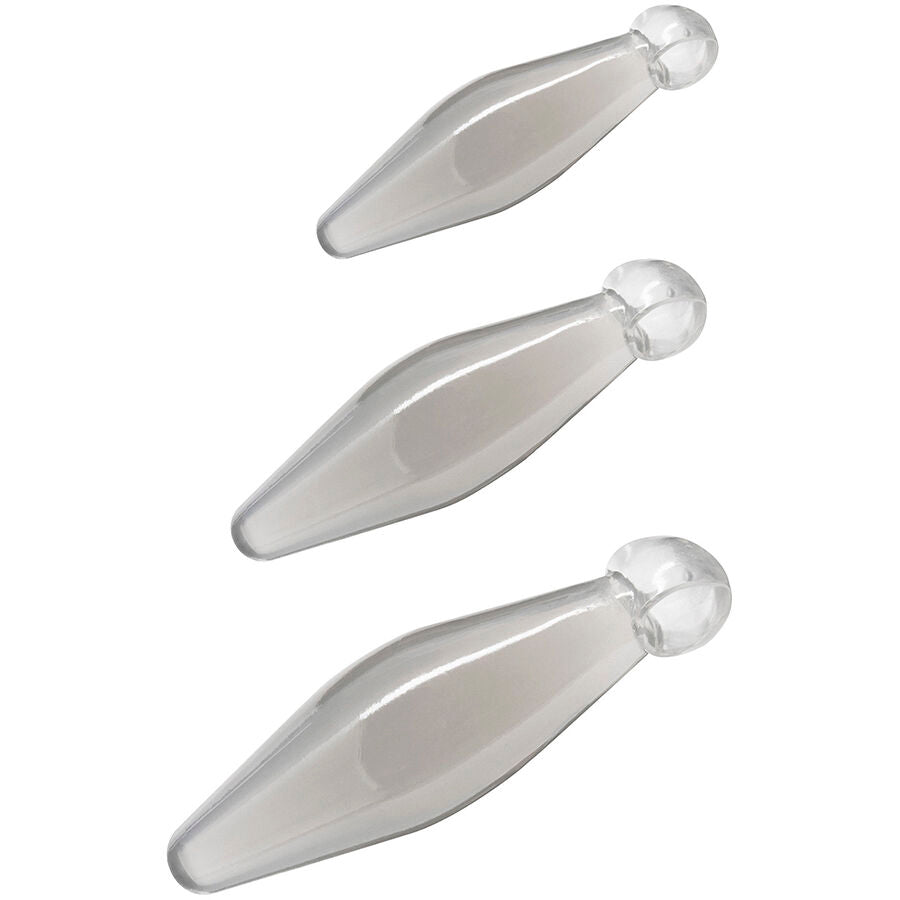 Jeu anal finger rimmer 3 pièces transparent – Toyjoy