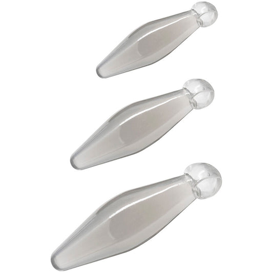 Jeu anal finger rimmer 3 pièces transparent – Toyjoy