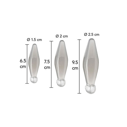 Jeu anal finger rimmer 3 pièces transparent – Toyjoy
