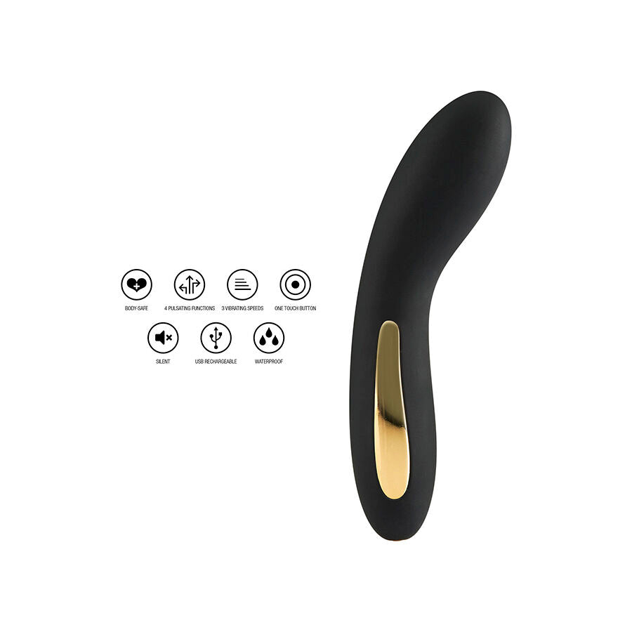 Vibrateur noir luminate light – Toyjoy