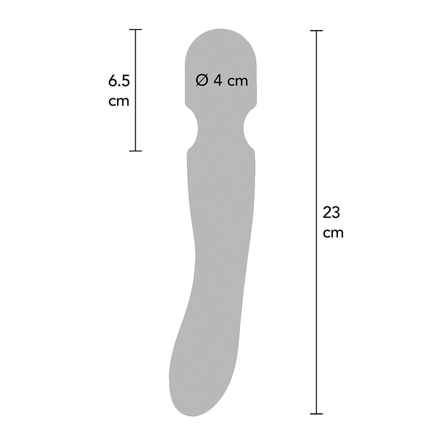 Vibrateur baguette de massage zenith light noir – Toyjoy