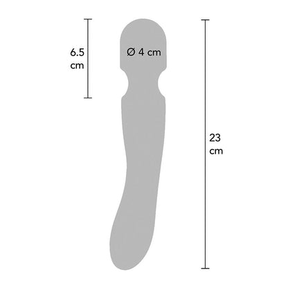 Vibrateur baguette de massage zenith light noir – Toyjoy
