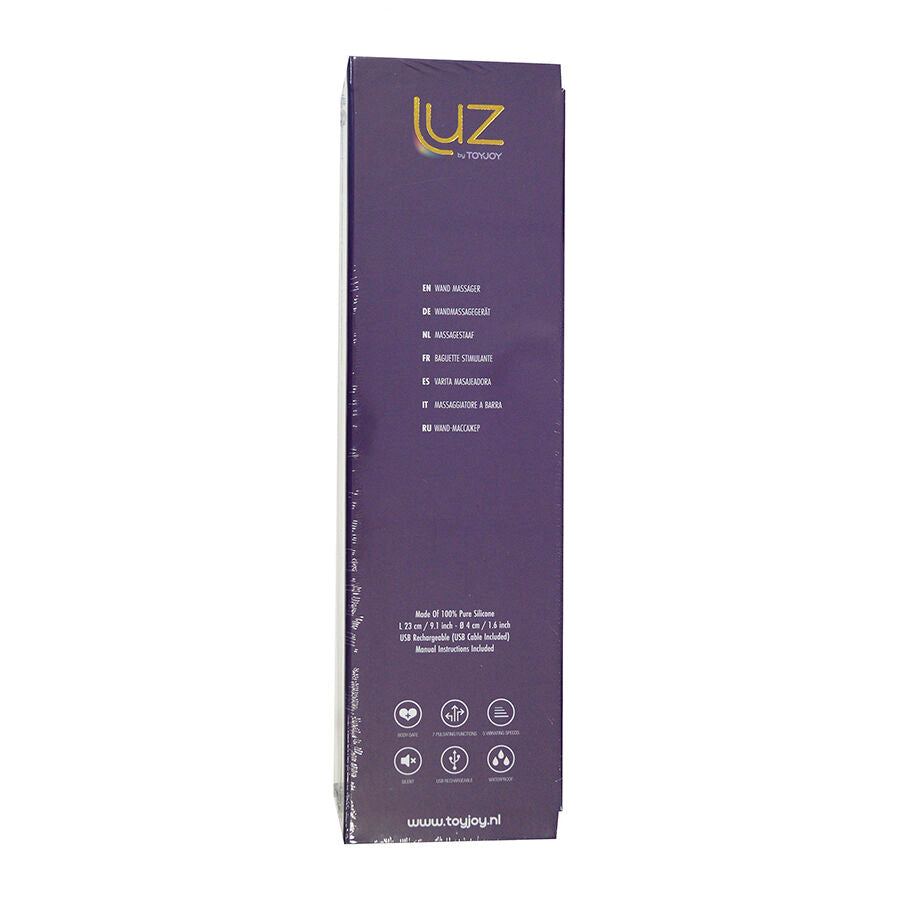 Vibrateur baguette de massage zenith light noir – Toyjoy