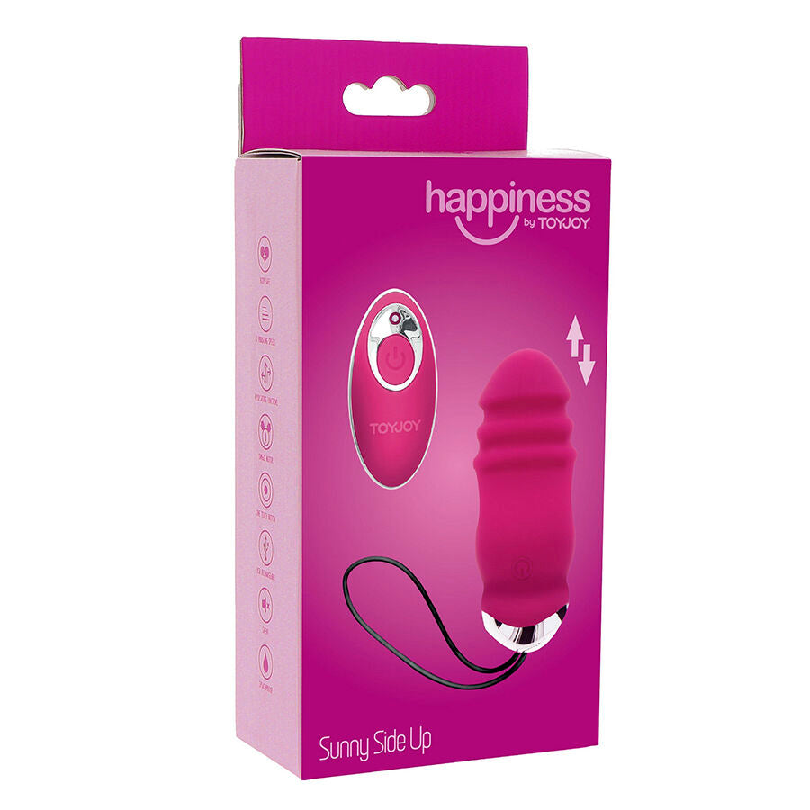 Happiness sunn side up and down vibrateur fuchsia télécommande – Toyjoy