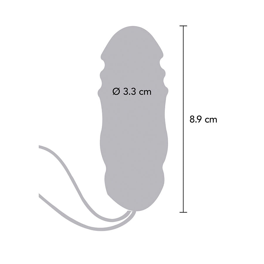 Happiness sunn side up and down vibrateur fuchsia télécommande – Toyjoy