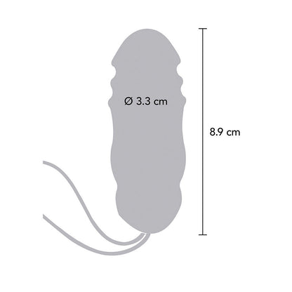 Happiness sunn side up and down vibrateur fuchsia télécommande – Toyjoy