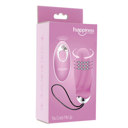 Happiness you crack me up vibrateur rose télécommande – Toyjoy