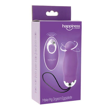 Happiness my orgasm eggsplode vibrateur violet télécommande – Toyjoy