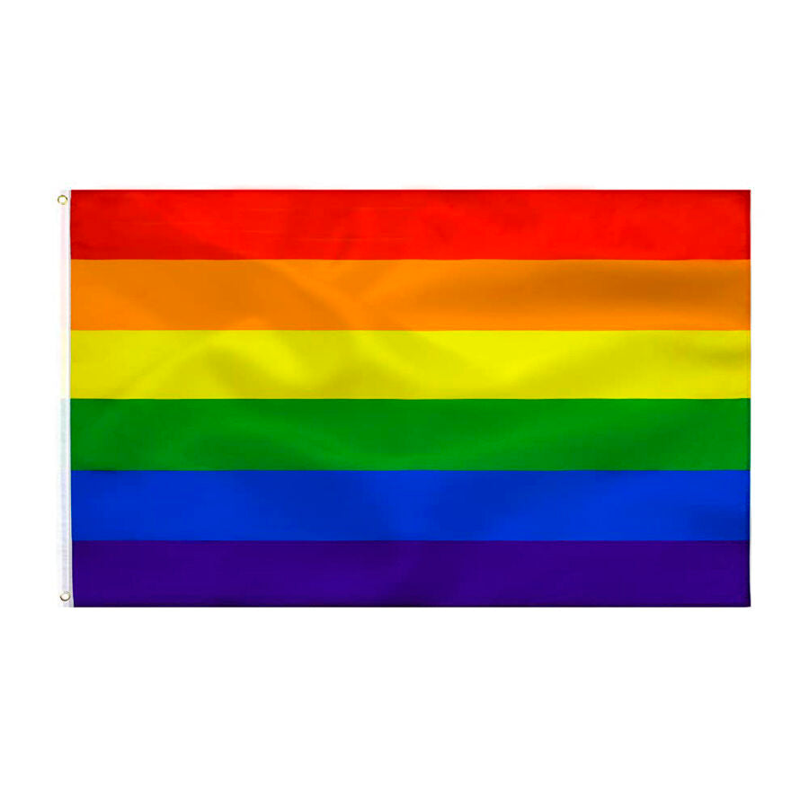 Drapeau arc-en-ciel 90 x 150 cm – Fierté