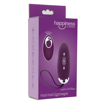 Happiness knock knock eggstavagant vibrateur télécommande violet – Toyjoy