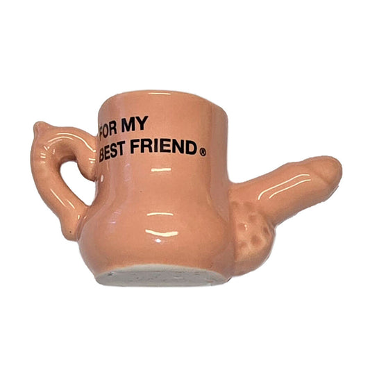 Mug aimant en céramique avec pénis en surélevage « pour mon meilleur ami » – Diablo Picante