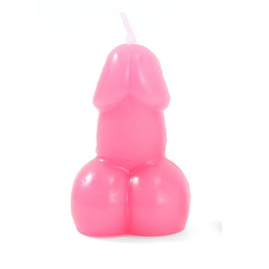Bougie en forme de pénis de couleur fuchsia – Diablo Picante