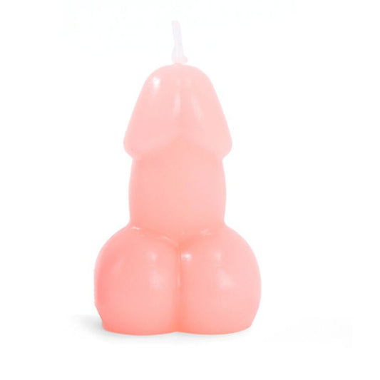 Bougie en forme de pénis de couleur rose – Diablo Picante