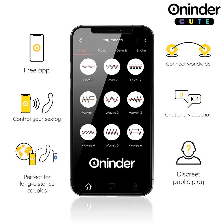 Oninder Cute – Love Buddy Master Vibrateur Point G Application Mondiale Gratuite