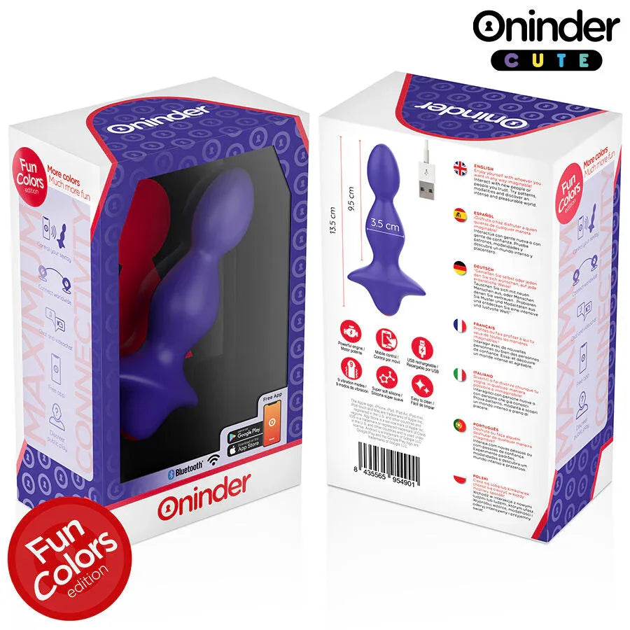 Oninder Cute – Dilatateur Anal Vibrant Love Butt Application Mondiale Gratuite