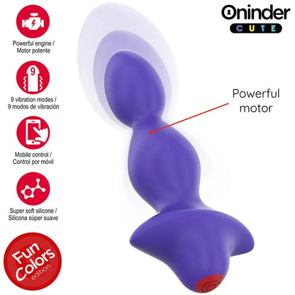 Oninder Cute – Dilatateur Anal Vibrant Love Butt Application Mondiale Gratuite