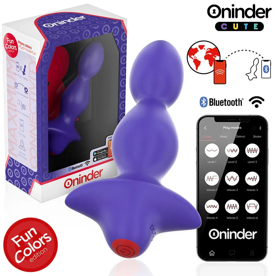 Oninder Cute – Dilatateur Anal Vibrant Love Butt Application Mondiale Gratuite