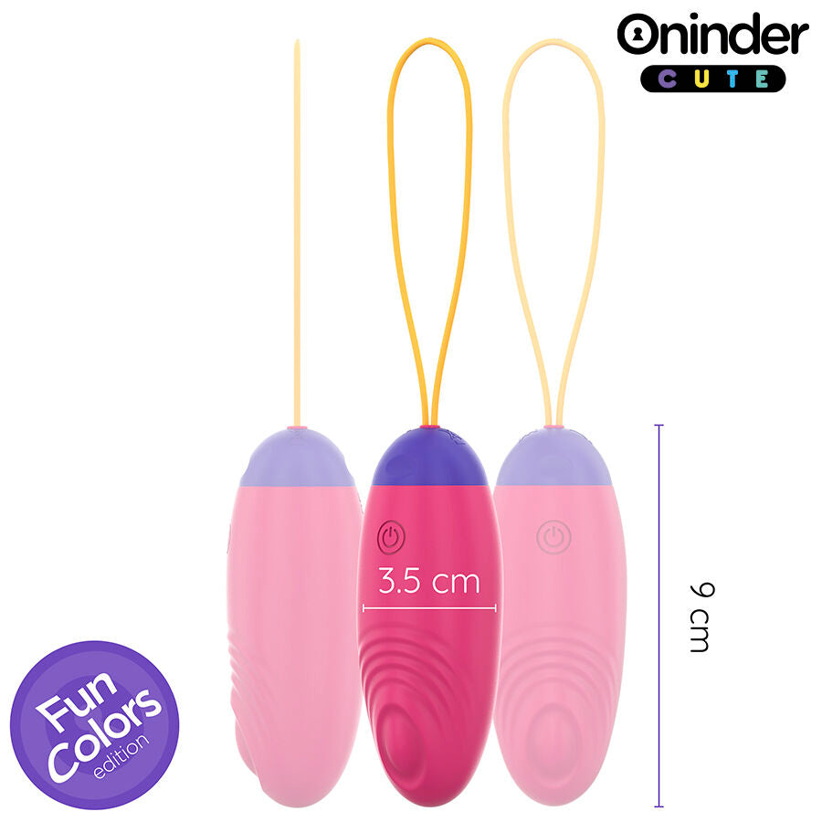 ONINDER CUTE - ŒUF EN SILICONE À VIBRATION ET À ONDE AMOUREUX - APPLICATION GRATUITE DANS LE MONDE ENTIER